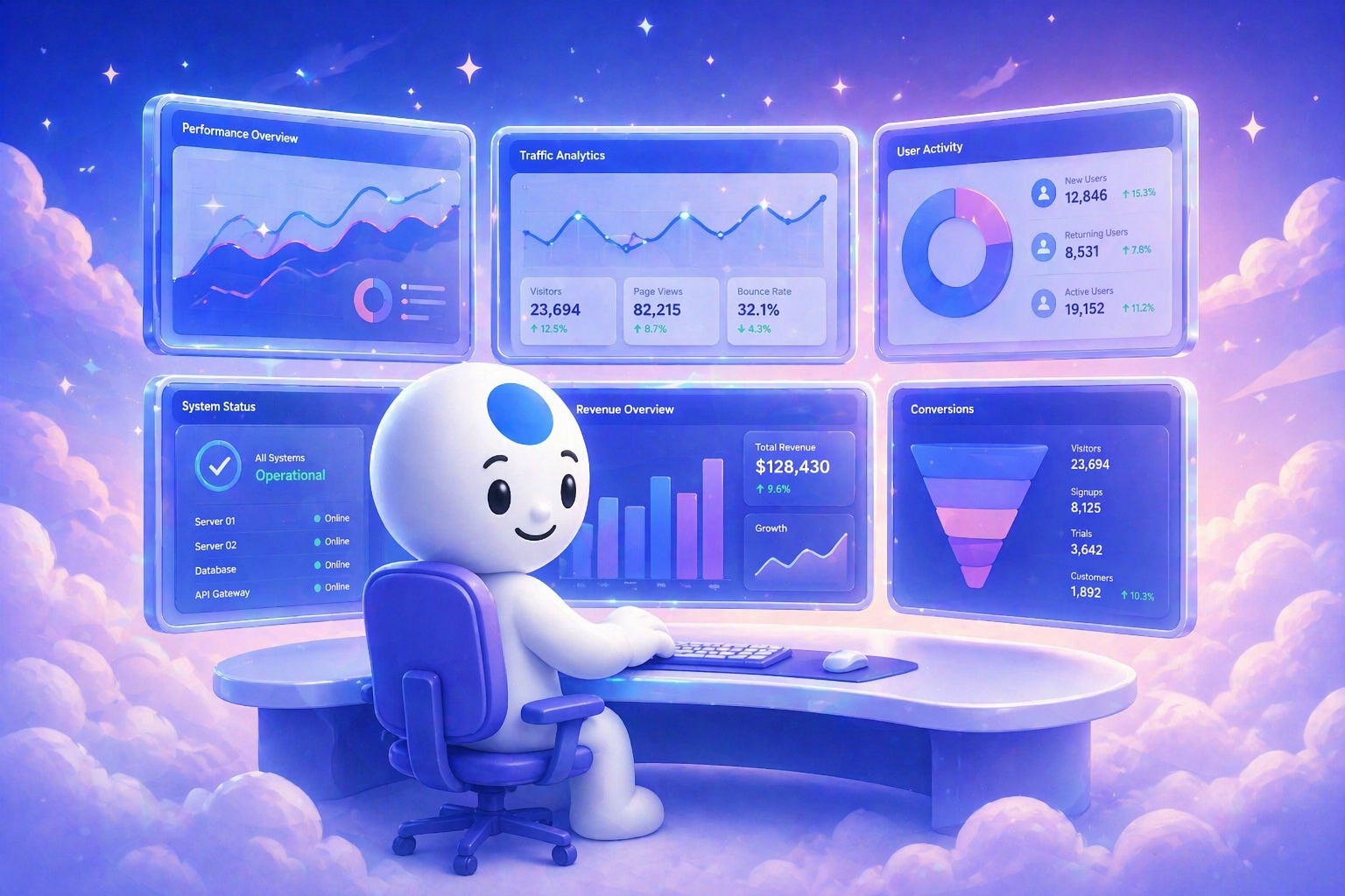 Unified reporting dashboard across platforms